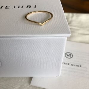 Mejuri Gold V-Ring